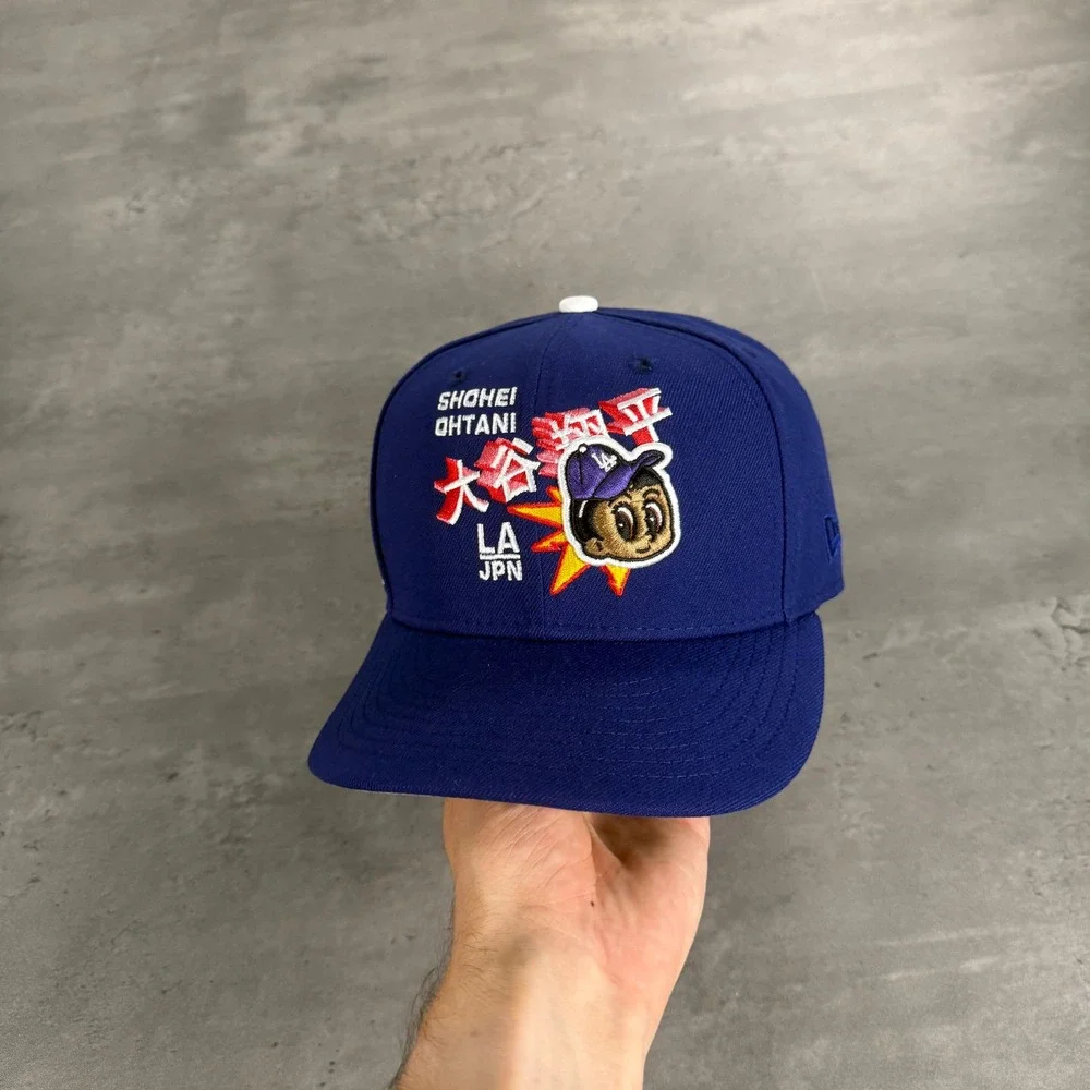 Hat Club Los Angeles Dodgers New Era Cap 7 1/8 59FIFTY Blue Shohei Ohtani Anime